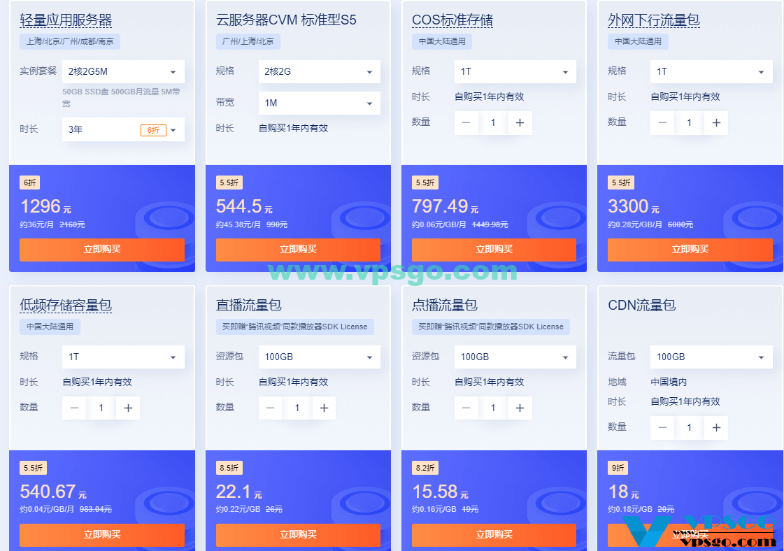 腾讯云年末限时回馈新老同享优惠